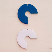 Brass Washer Earrings
