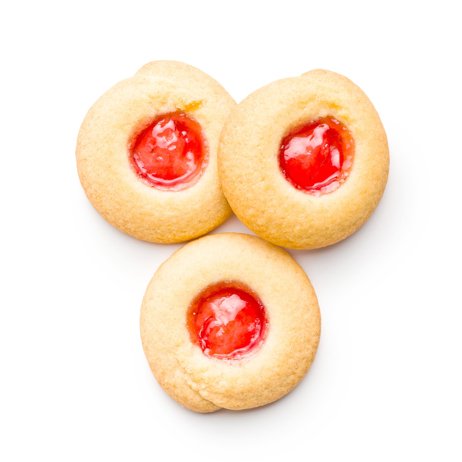 Raspberry Thumbprint Cookies