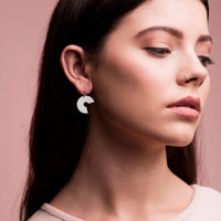 Brass Washer Earrings
